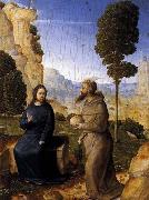 Juan de Flandes The Temptation of Christ France oil painting artist